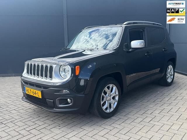 Zwart Gebruikt 2017 Jeep Renegade Limited SUV | € 14.950 (Eerlijke prijs) - Afbeelding 1/4