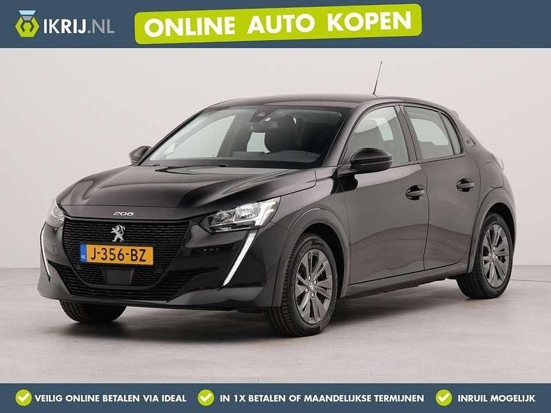 Zwart Gebruikt 2020 Peugeot e-208 Allure Hatchback | € 14.450 (Super prijs) - Afbeelding 1/3