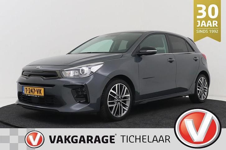 Grijs Occasion 2021 Kia Rio GT-Line Hatchback | € 14.899 (Eerlijke prijs) - Afbeelding 1/4