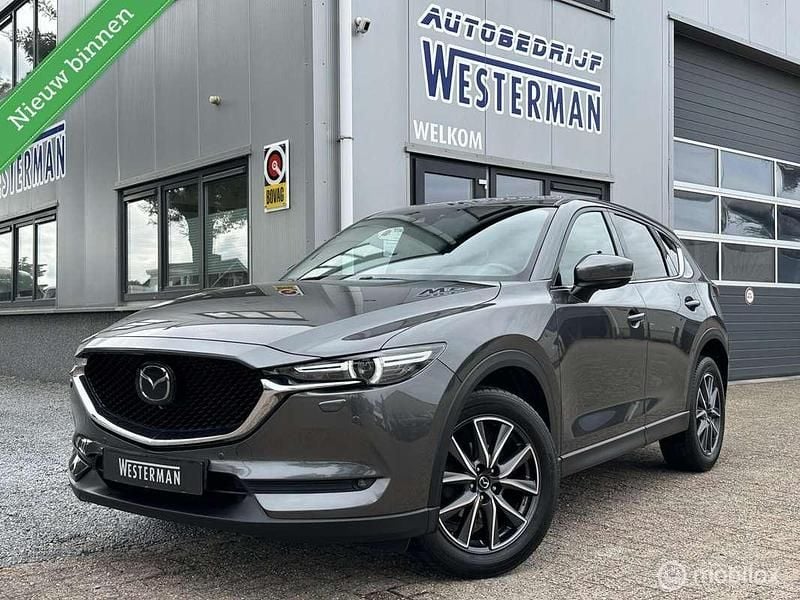 Grijs Gebruikt 2019 Mazda CX-5 Luxury SUV | € 29.450 (Eerlijke prijs) - Afbeelding 1/4