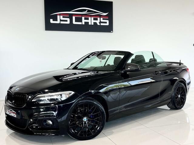 Zwart Gebruikt 2015 BMW 218 M Performance Cabriolet | € 17.000 (Eerlijke prijs) - Afbeelding 1/4