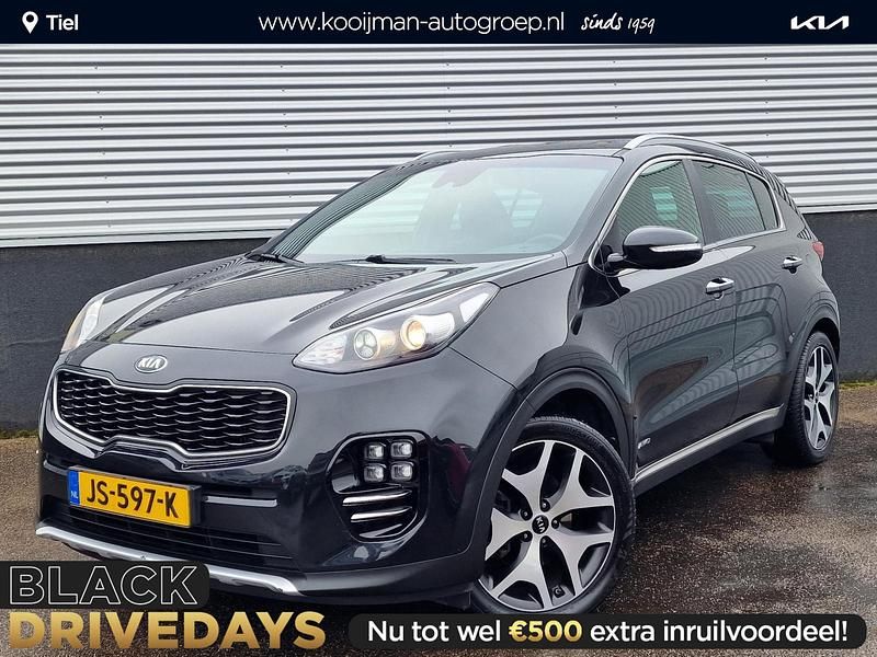 Zwart Gebruikt 2016 Kia Sportage First Edition SUV | € 18.900 (Eerlijke prijs) - Afbeelding 1/4