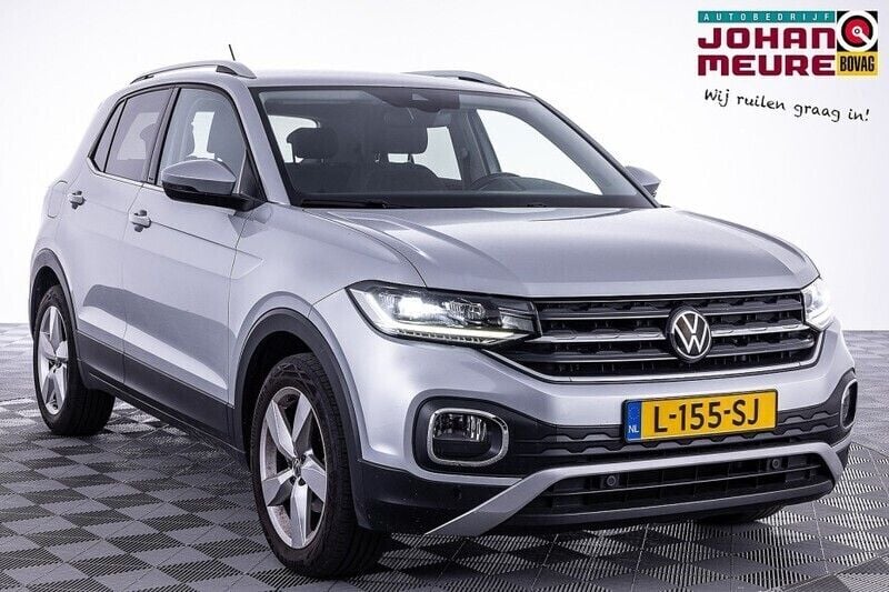 Grijs Gebruikt 2021 VW T-Cross Style SUV | € 21.990 (Goede deal) - Afbeelding 1/4