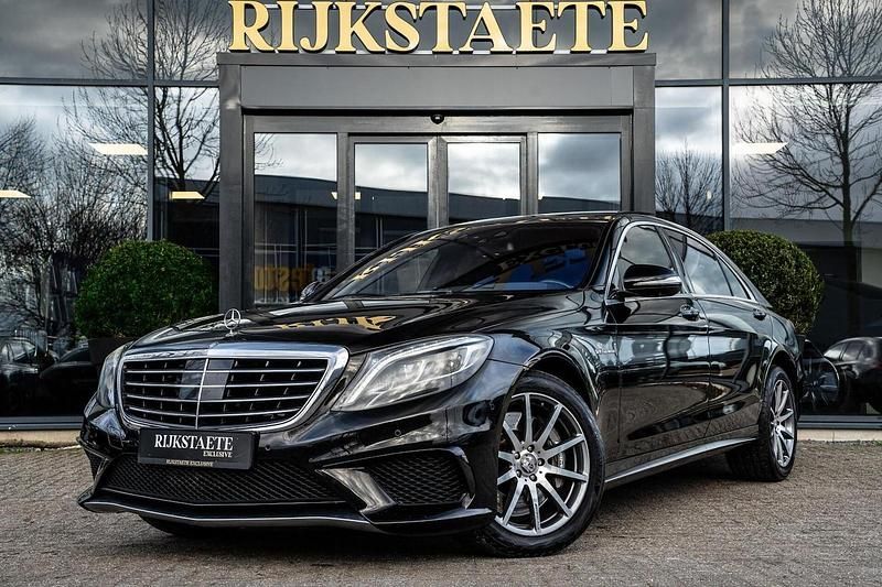 Occasion Mercedes S63 AMG AMG 585 PK (430 kW) 2014 Blauw, metallic lak Sedan