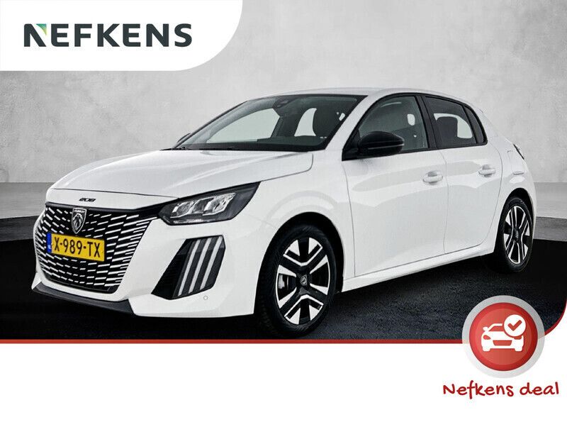 Wit Gebruikt 2024 Peugeot 208 Allure Hatchback | € 18.425 (Eerlijke prijs) - Afbeelding 1/3
