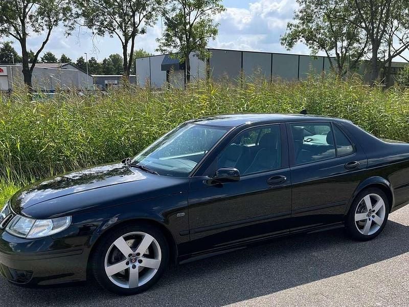 Zwart Gebruikt 2004 Saab 9-5 Aero Sedan | € 4.250 - Afbeelding 1/4
