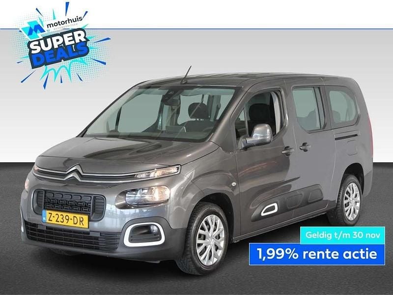 Grijs, metallic lak Gebruikt 2020 Citroën Berlingo PureTech MPV | € 19.945 - Afbeelding 1/4