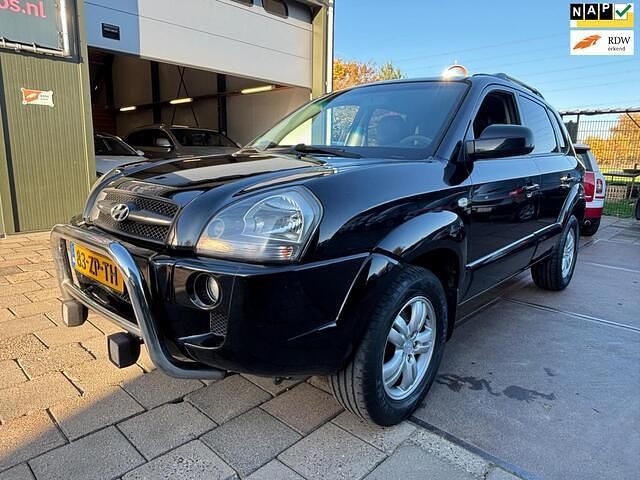 Zwart Gebruikt 2008 Hyundai Tucson Style SUV | € 3.450 (Eerlijke prijs) - Afbeelding 1/4
