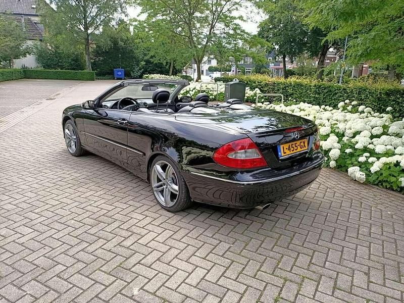 Occasion Mercedes CLK280 Elegance 231 PK (169 kW) 2008 Zwart Cabriolet