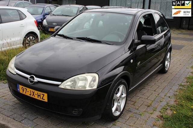 Zwart Gebruikt 2002 Opel Corsa Sport Hatchback | € 950 (Eerlijke prijs) - Afbeelding 1/4