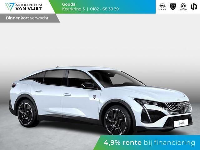 Wit Nieuw 2025 Peugeot e-408 GTi SUV | € 48.780 - Afbeelding 1/4
