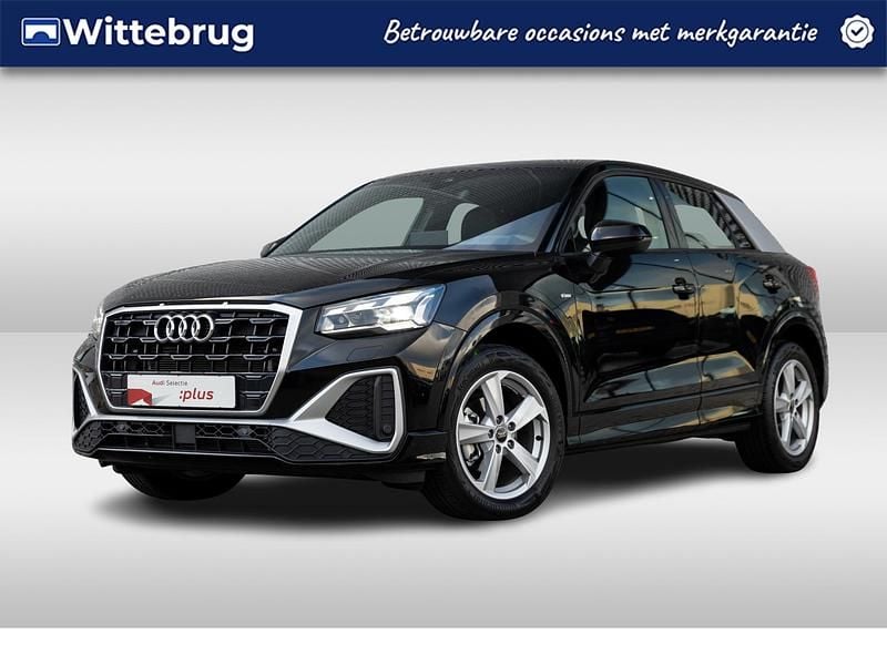 Zwart Occasion 2024 Audi Q2 S-Line SUV | € 31.950 (Eerlijke prijs) - Afbeelding 1/4