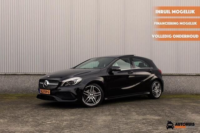 Zwart Gebruikt 2017 Mercedes A250 AMG line Hatchback | € 18.900 (Eerlijke prijs) - Afbeelding 1/4