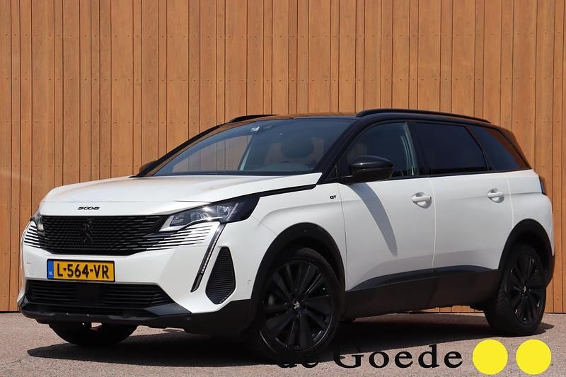 Wit Gebruikt 2021 Peugeot 5008 GT MPV | € 24.940 (Iets duurder) - Afbeelding 1/4