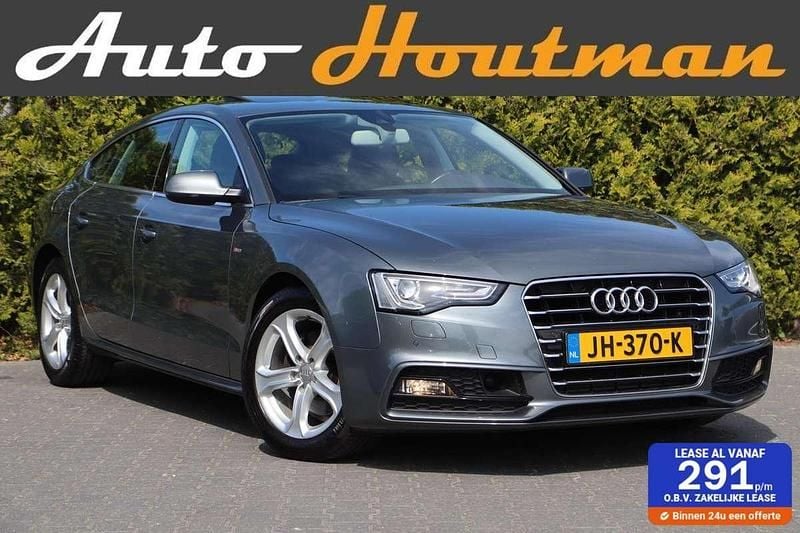 Grijs Gebruikt 2016 Audi A5 Sportback S-Line Hatchback | € 17.950 (Super prijs) - Afbeelding 1/4