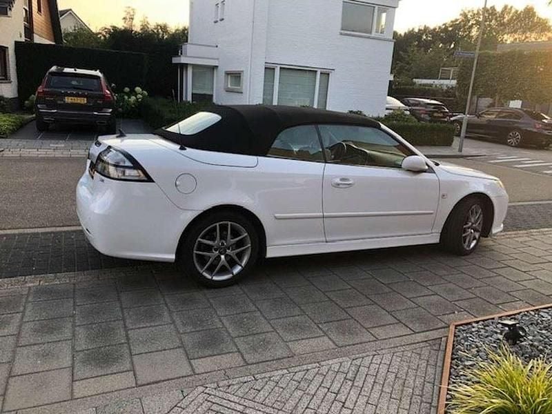Wit Gebruikt 2009 Saab 9-3 Cabriolet Linear Cabriolet | € 16.500 - Afbeelding 1/4