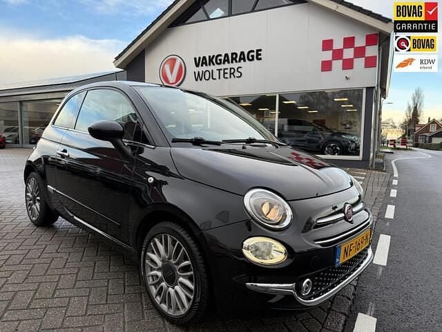 Zwart Gebruikt 2016 Fiat 500S Hatchback | € 7.950 (Goede deal) - Afbeelding 1/4