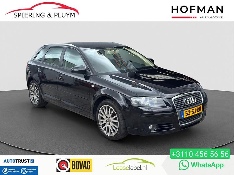 Zwart Gebruikt 2006 Audi A3 Sportback Ambition Hatchback | € 5.840 (Eerlijke prijs) - Afbeelding 1/4