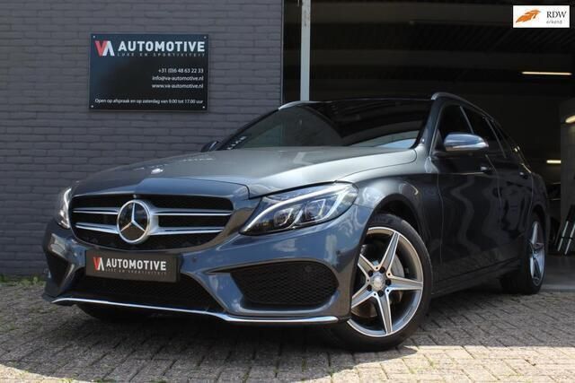 Grijs, metallic lak Gebruikt 2015 Mercedes C250 AMG Stationwagen | € 22.750 (Eerlijke prijs) - Afbeelding 1/4