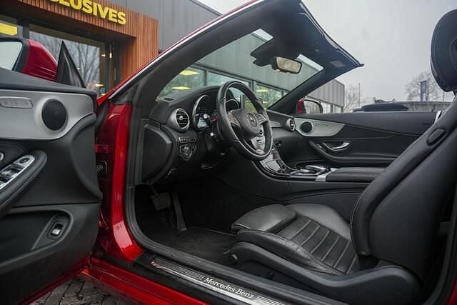 Rood Gebruikt 2017 Mercedes C400 Prestige Cabriolet | € 26.900 (Goede deal) - Afbeelding 1/4