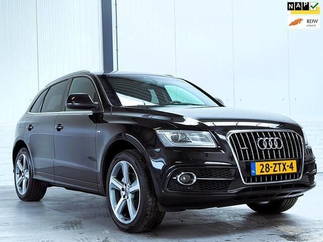 Zwart Gebruikt 2013 Audi Q5 S-Line SUV | € 14.950 (Eerlijke prijs) - Afbeelding 1/4