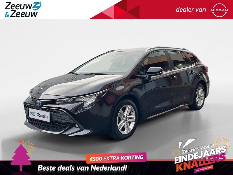 Zwart Gebruikt 2022 Toyota Corolla Hybrid Comfort Stationwagen | € 20.945 (Super prijs) - Afbeelding 1/4