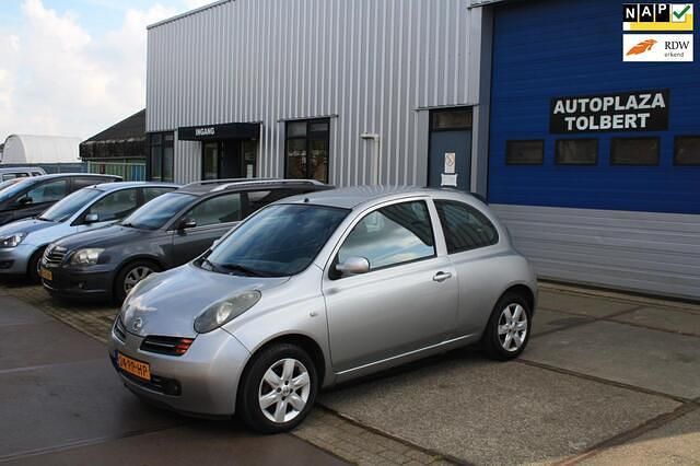 Grijs Gebruikt 2004 Nissan Micra Acenta Hatchback | € 999 (Goede deal) - Afbeelding 1/4