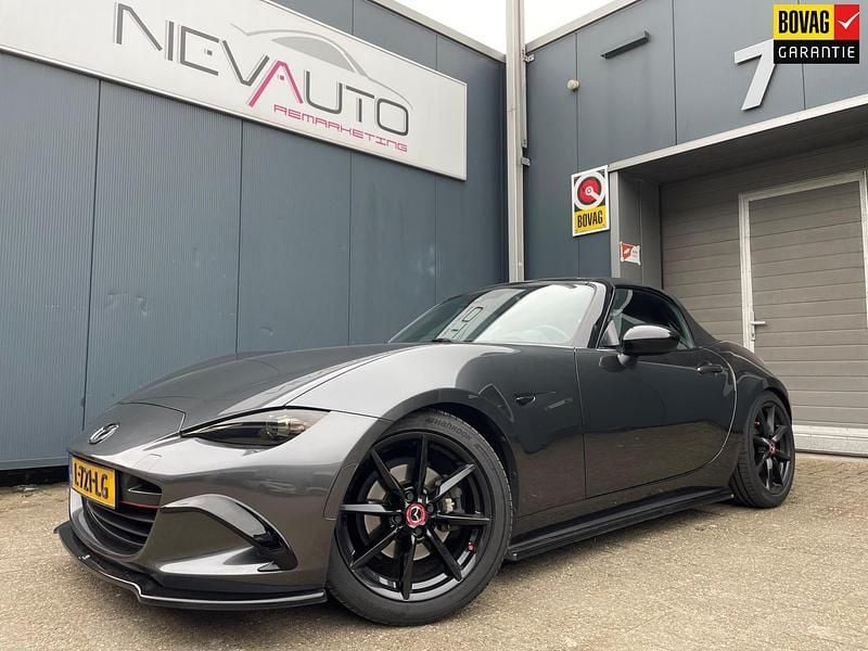 Grijs Gebruikt 2019 Mazda MX5 Edition Cabriolet | € 28.900 (Goede deal) - Afbeelding 1/4