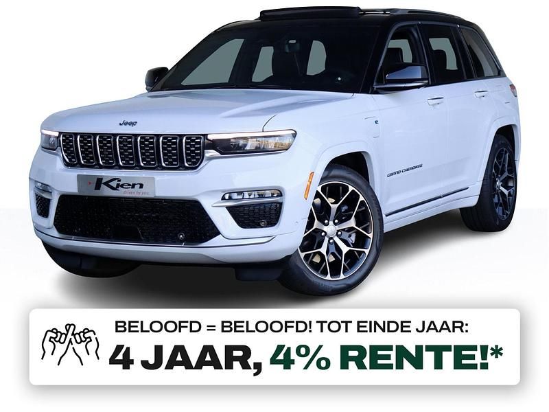 Wit Gebruikt 2023 Jeep Grand Cherokee Summit SUV | € 69.000 (Eerlijke prijs) - Afbeelding 1/4