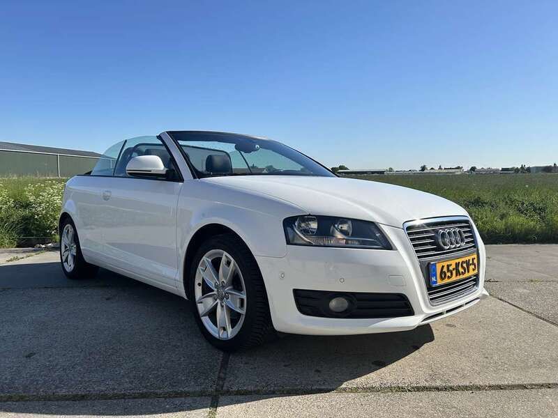 Wit Gebruikt 2010 Audi A3 Cabriolet Ambition Cabriolet | € 10.500 - Afbeelding 1/4