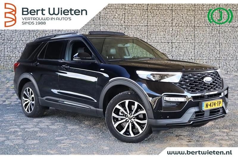 Zwart Gebruikt 2022 Ford Explorer ST-Line SUV | € 51.245 (Eerlijke prijs) - Afbeelding 1/3