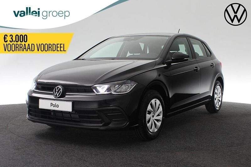 Zwart Nieuw 2025 VW Polo Edition Hatchback | € 27.580 (Super prijs) - Afbeelding 1/4