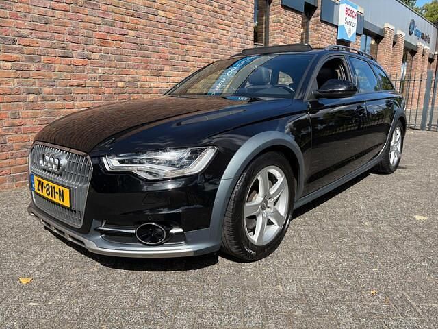 Zwart Gebruikt 2014 Audi A6 Allroad Premium Stationwagen | € 14.450 - Afbeelding 1/4