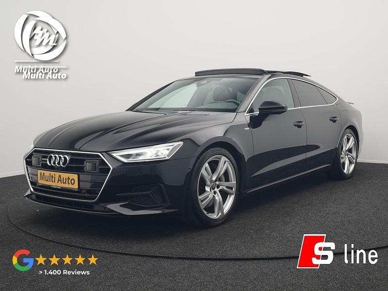 Zwart Gebruikt 2022 Audi A7 Proline Hatchback | € 45.730 (Super prijs) - Afbeelding 1/3