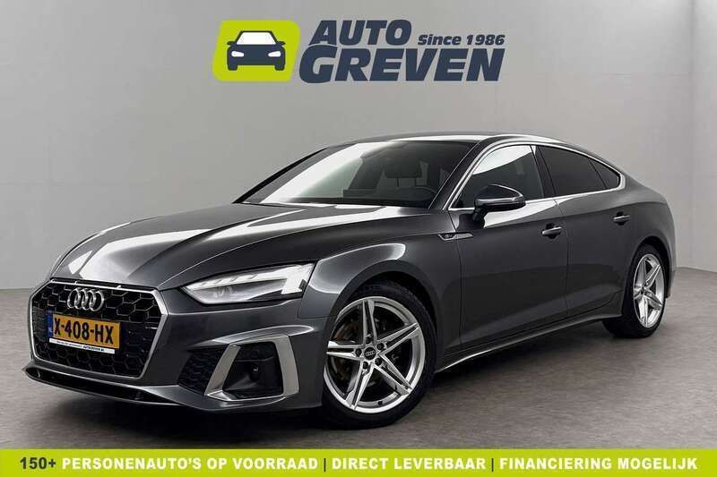 Grijs Gebruikt 2022 Audi A5 S-Line Coupé | € 37.900 (Eerlijke prijs) - Afbeelding 1/4