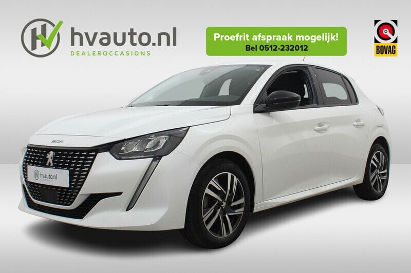 Wit Gebruikt 2024 Peugeot 208 Allure Hatchback | € 20.295 (Eerlijke prijs) - Afbeelding 1/4
