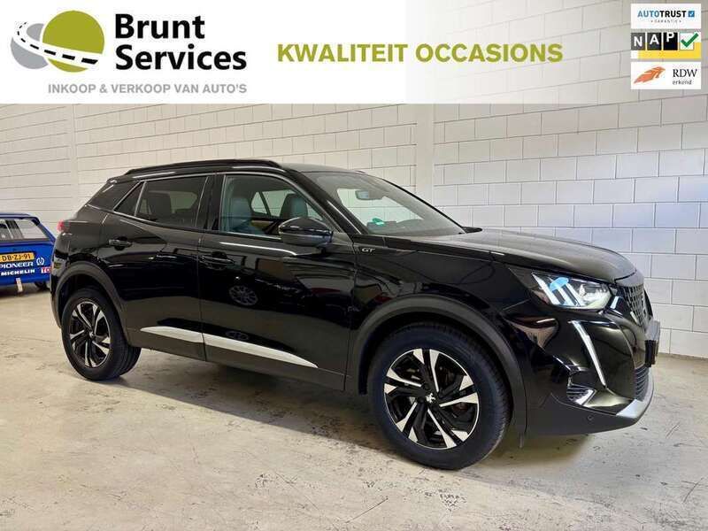 Zwart Gebruikt 2021 Peugeot 2008 GT-line SUV | € 20.995 (Iets duurder) - Afbeelding 1/4