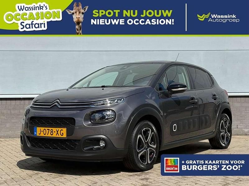 Grijs Gebruikt 2020 Citroën C3 Feel Hatchback | € 12.895 (Eerlijke prijs) - Afbeelding 1/3