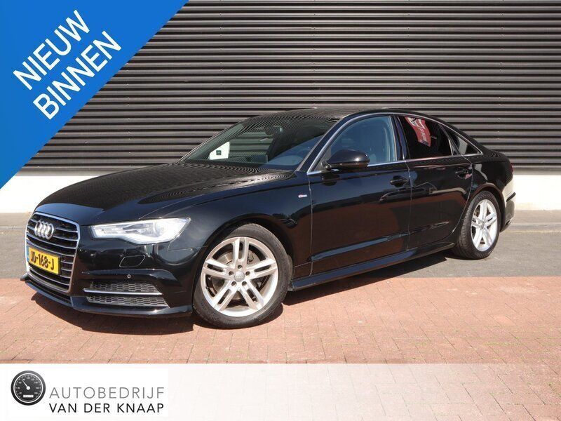 Zwart Gebruikt 2016 Audi A6 S-Line Sedan | € 16.950 (Eerlijke prijs) - Afbeelding 1/4