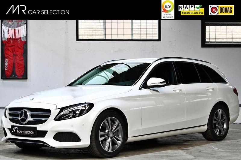 Wit Gebruikt 2016 Mercedes C350 Edition Stationwagen | € 20.545 (Eerlijke prijs) - Afbeelding 1/3