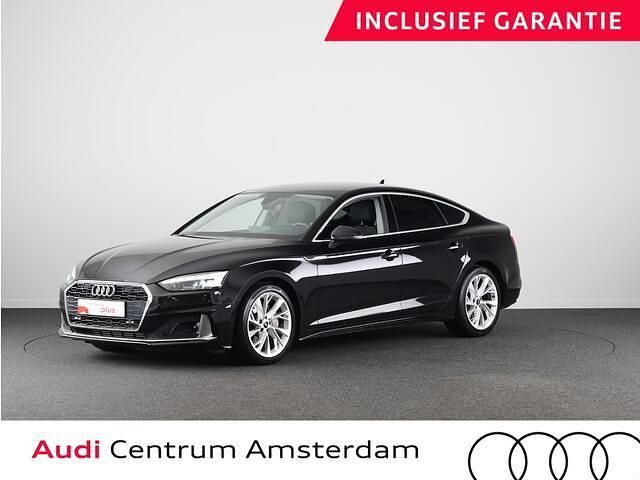 Zwart Gebruikt 2021 Audi A5 Sportback Advanced Hatchback | € 35.849 (Eerlijke prijs) - Afbeelding 1/3