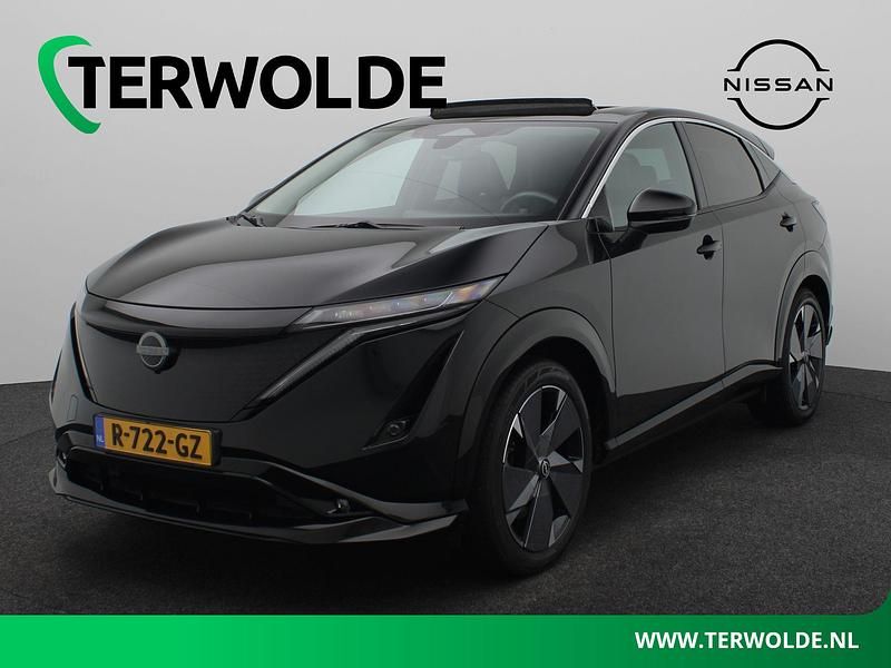 Zwart Occasion 2022 Nissan Ariya Advance SUV | € 29.445 (Eerlijke prijs) - Afbeelding 1/4