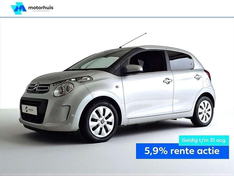 Grijs Gebruikt 2020 Citroën C1 Feel Hatchback | € 10.950 (Eerlijke prijs) - Afbeelding 1/4