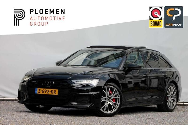 Zwart, metallic lak Gebruikt 2021 Audi A6 S-Line Stationwagen | € 48.900 (Iets duurder) - Afbeelding 1/4