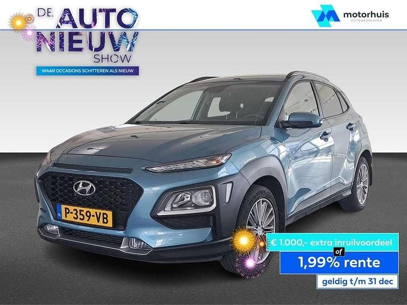 Blauw, metallic lak Gebruikt 2020 Hyundai Kona Premium SUV | € 14.430 (Goede deal) - Afbeelding 1/4
