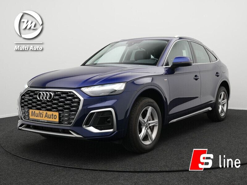 Blauw Gebruikt 2021 Audi Q5 Sportback S-Line SUV | € 38.930 - Afbeelding 1/4