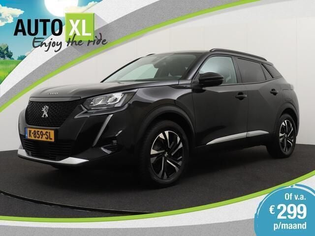 Zwart Gebruikt 2021 Peugeot e-2008 Allure SUV | € 18.940 (Goede deal) - Afbeelding 1/4