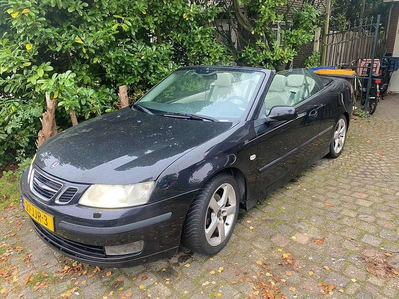 Zwart Gebruikt 2006 Saab 9-3 Cabriolet Linear Cabriolet | € 3.250 (Goede deal) - Afbeelding 1/4