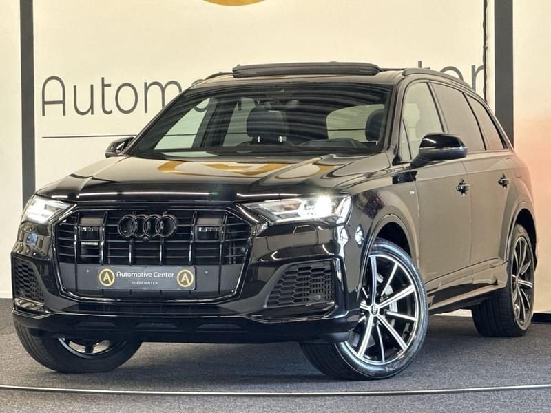Zwart Gebruikt 2022 Audi Q7 S-Line SUV | € 64.895 (Goede deal) - Afbeelding 1/4