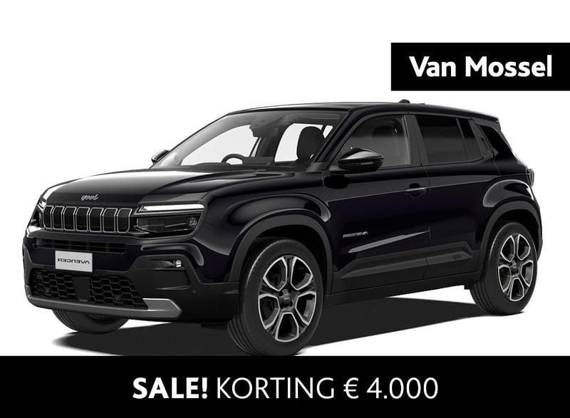 Zwart Nieuw 2025 Jeep Avenger Summit SUV | € 37.885 (Eerlijke prijs) - Afbeelding 1/4